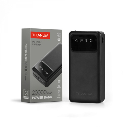Power Bank TITANUM OL22 Black 20000mAh TPB-OL22-B