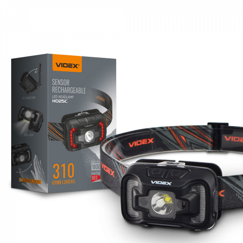 LED Headlamp VIDEX VLF-H025C 310Lm 5000K