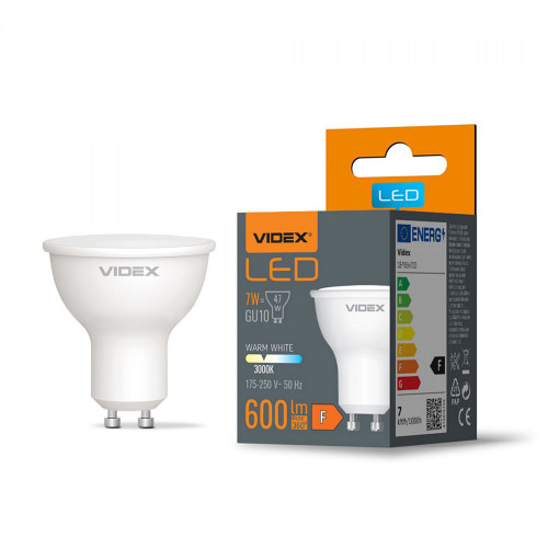 LED Bulb VIDEX-GU10-7W-WW