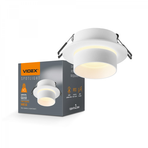 Recessed spotlight luminaire VL-SPF11R-W