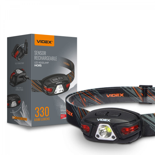 LED Headlamp VIDEX VLF-H015 330Lm 5000K