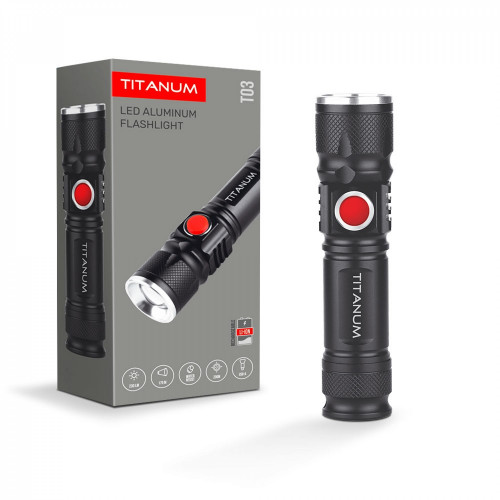 Portable LED flashlight TITANUM TLF-T03 230Lm 6500K