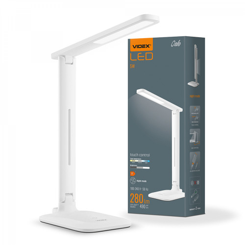 LED Dimmable Desk Lamp 5W VIDEX DESK-LAMP-OSLO VLE-TF02W