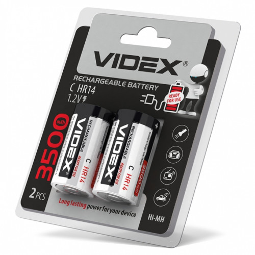 Batteries Videx HR14/C 3500mAh double blister/2pcs