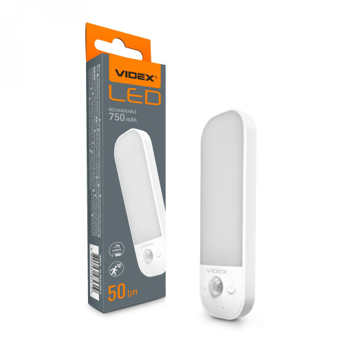 LED rechargeable, portable light VIDEX VL-NL014W-S