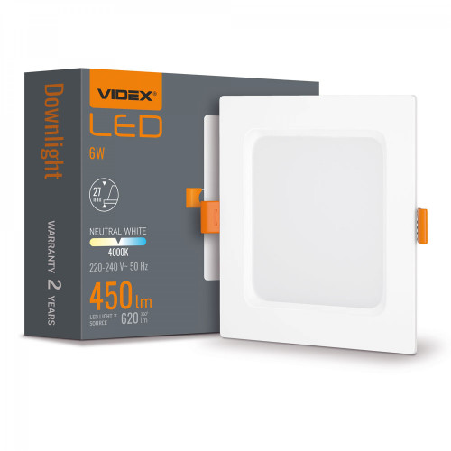 LED Downlight Fixture VIDEX DOWNLIGHT-LED-DLBS-064-6W-NW VLE-DLBS-064